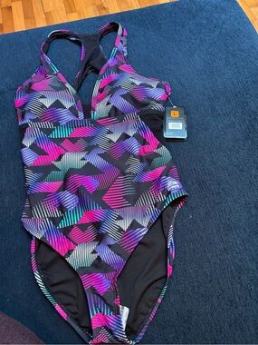 NWT RBX Racer Back Swimsuit One Piece SIZE LARGE